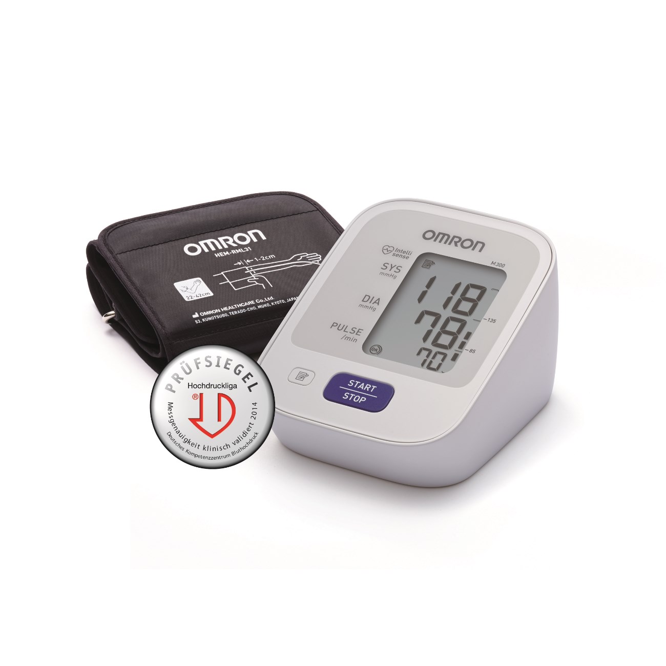 Blutdruckmessgerät Omron M300 mit Armmanschette