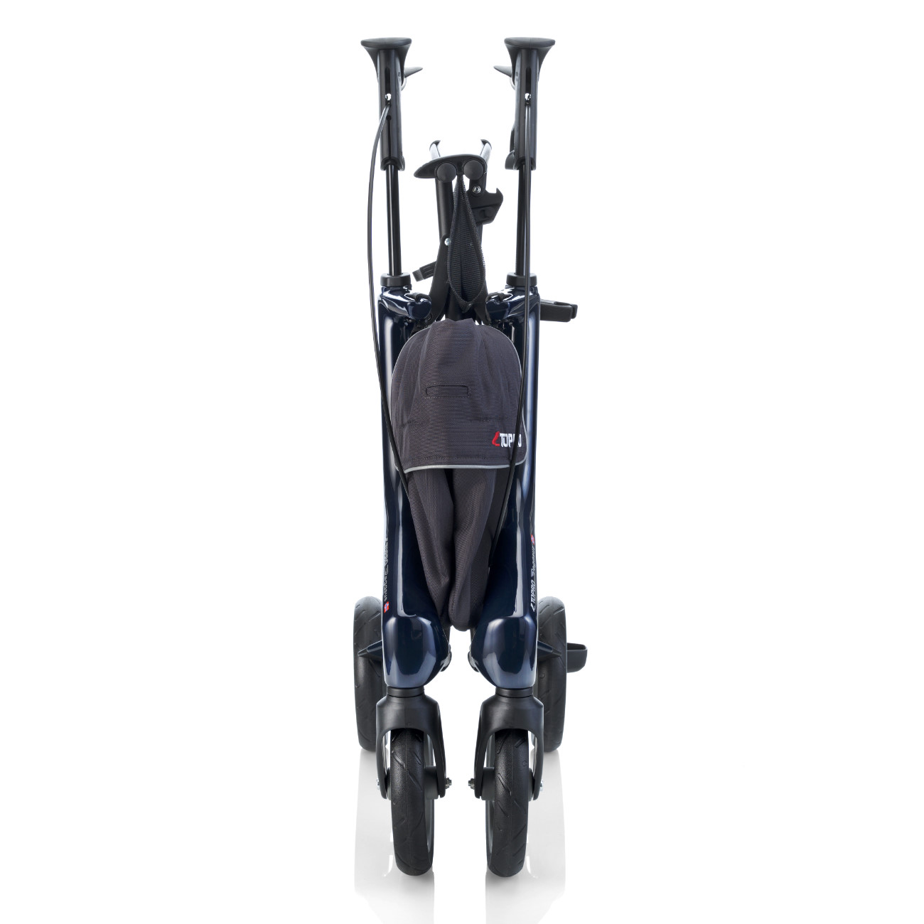 Topro Pegasus | Leichtgewichtrollator Carbon mit Komfort-Softräder und Ankipphilfe | 7 Jahre Garantie