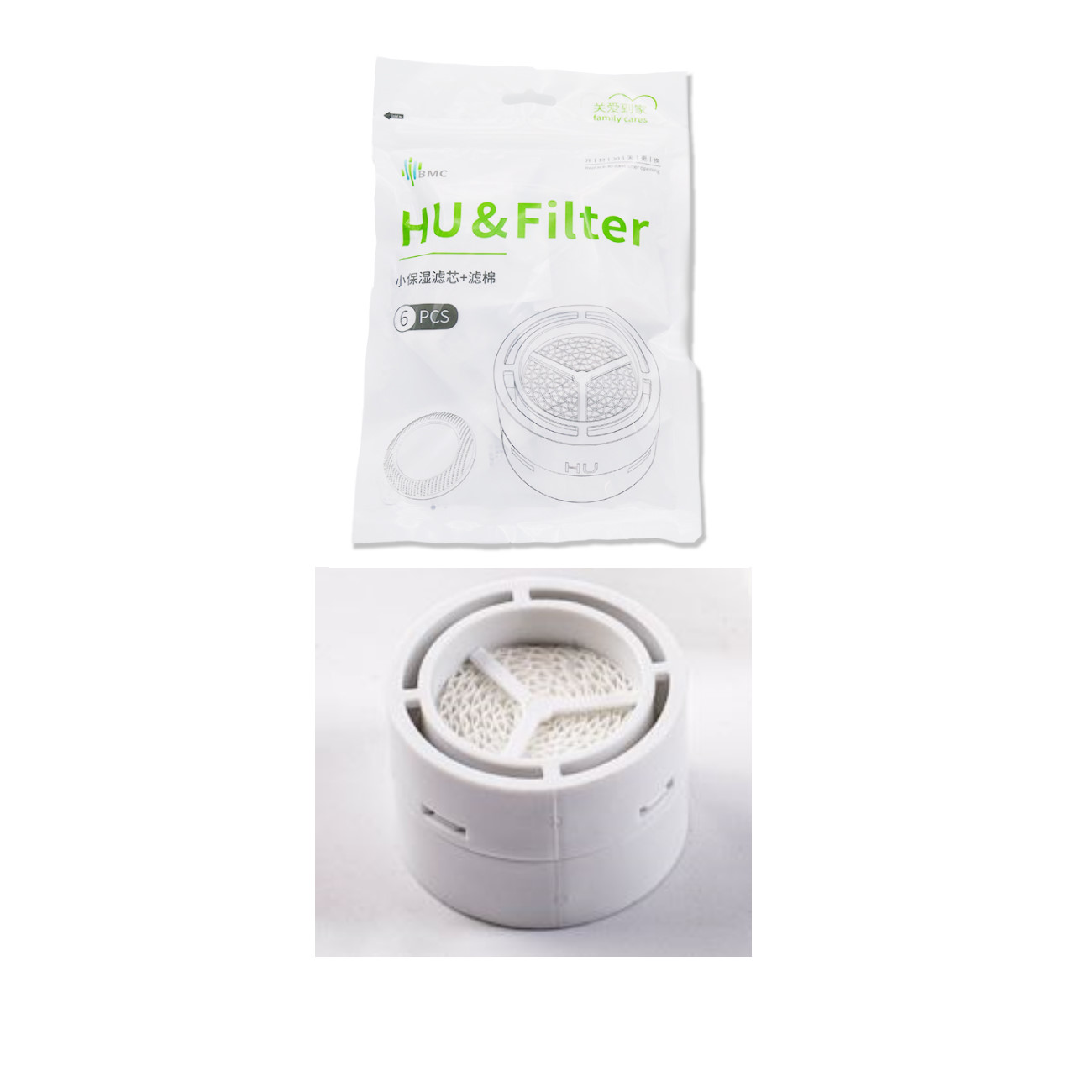 Filter Ersatz | für HU-Kondensator-Luftbefeuchter BMC (6 Stück)