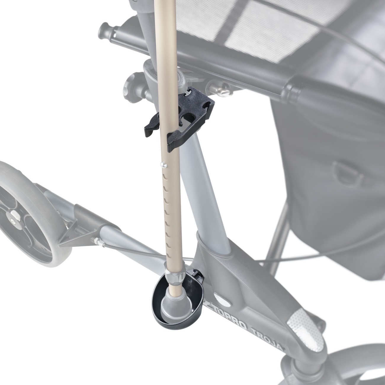 Topro Olympos ATR | Outdoor-Rollator | mit stoßabsorbierenden Rädern & Topro Ergo Grip Schiebegriff