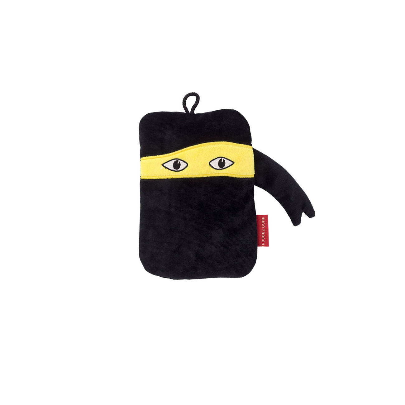 Hugo Frosch Ninja – Miniwärmflasche 0,2L mit Veloursbezug