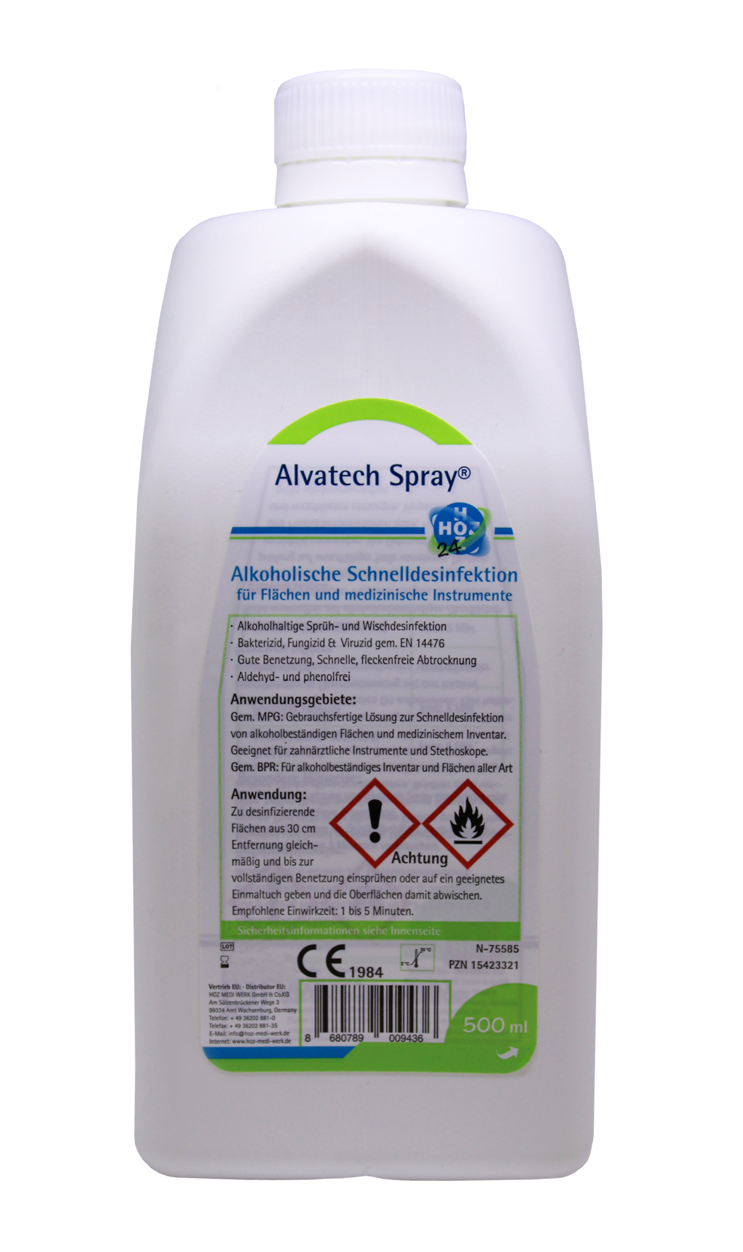 Alvatech® (Spray), alkoholische Flächendesinfektion, 500ml